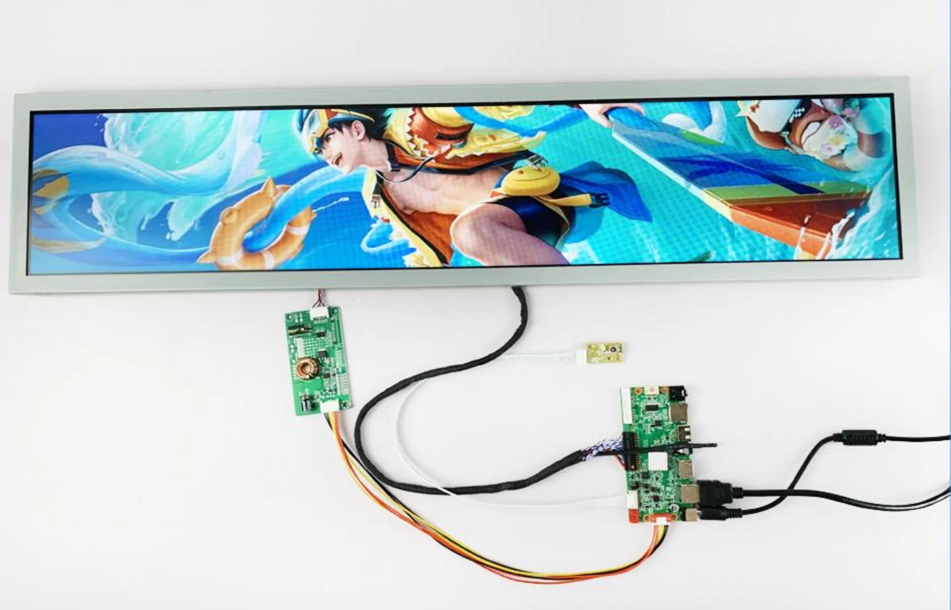 Wisecoco 28 Inch Arcade Cabinet Marquee Display Stretched