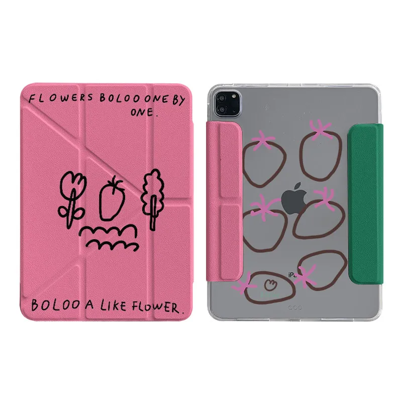 Vibrant Fruit Print Y-Fold Tablet Case