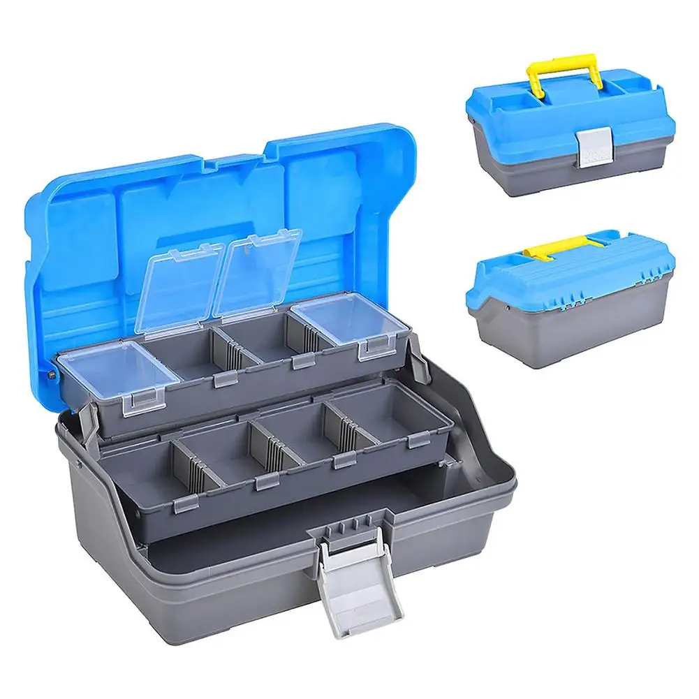 Fishing Lure Box Multi-layer Multi-functional Large Capacity Lure Toolbox  Portable Fishing Tackle Storage Case - AliExpress