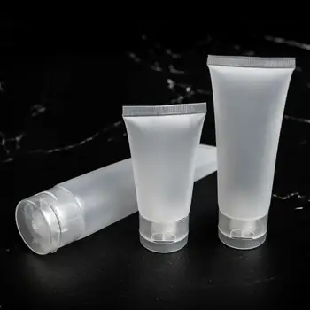 50ml 플라스틱 서리로 덥은 부드러운 튜브 깊은 청소 크림 클렌징 우유 핸드 워시 알코올 스킨 케어 화장품 포장