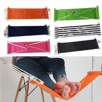 Polyester Foot Hammock Adjustable Hanging Foot Strap Hammock Foldable Relieve Fatigue Lightweight with Hooks for Garden Camping 1