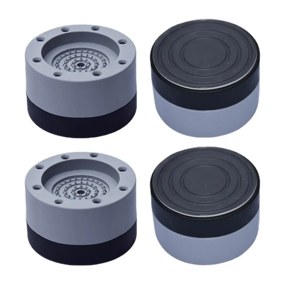 Universal 4Pcs For Furniture Height Increasing Anti-vibration Feet Pad Refrigerator Stand Foot Base Damper