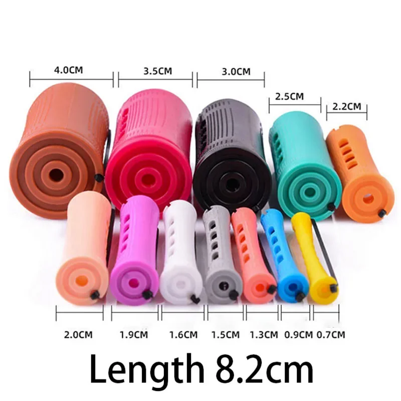 Heatless Hair Curler hair styling tool hair curling tools 10pcs No Heat Hair Rollers Soft Curling Rod Pull Core Lazy Curls Flexi Rods Wave Formers Styling Tools