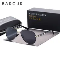 BARCUR-Lunettes de soleil pilotes polarisées pour hommes, accessoires de conduite, pêche, randonnée 1