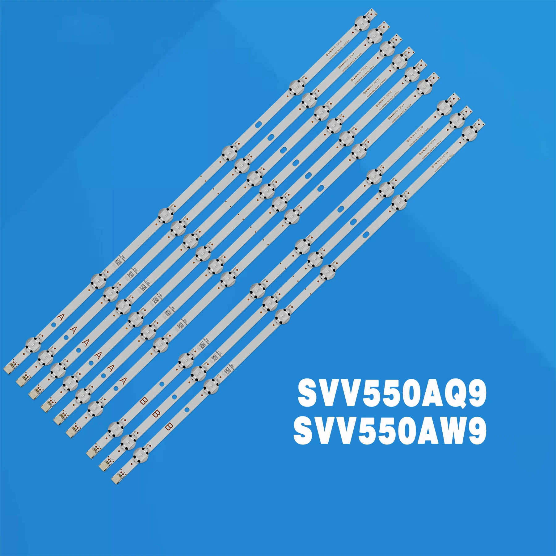 LED Backlight strip 6 lamp For SVV550AW9-A B JL.D55061330-078AS-M 078HS TX-55GX550B VES550QNYL-2D-N02 N03 VES550QNYL 55UD8500