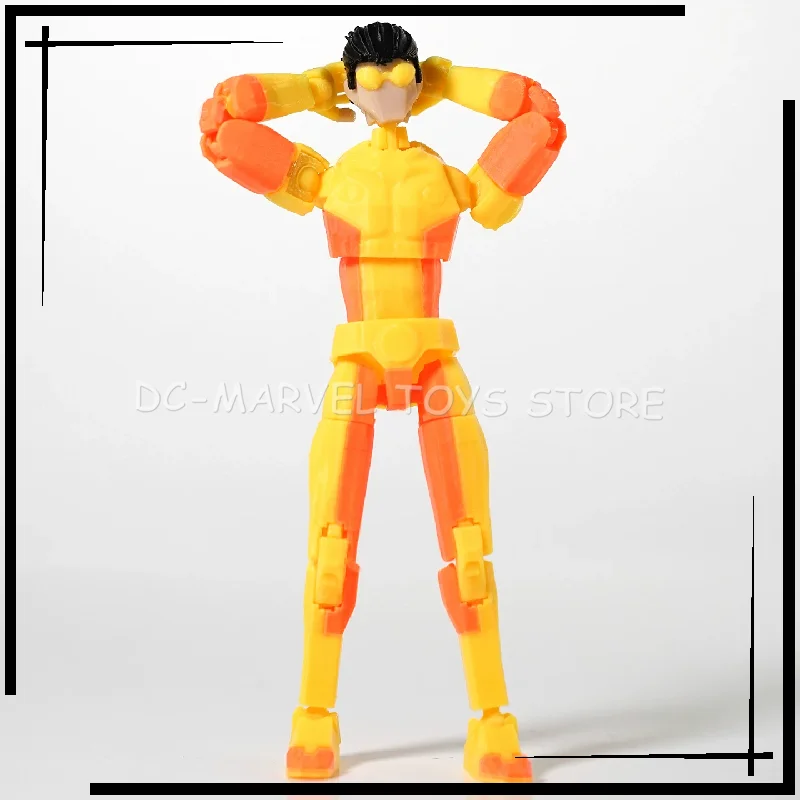 Neu auf Lager: 3D-gedruckte Unbesiegbare Jungen-Figur in Hellblau mit Markierungsstreifen, Dummy13 T13 Mehrteilige Verwandlungs-Actionfigur – Detail 11