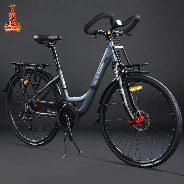 Vélo de route en alliage d'aluminium avec poignée papillon, bicyclette de  ville, longue distance, 24/27 vitesses - AliExpress