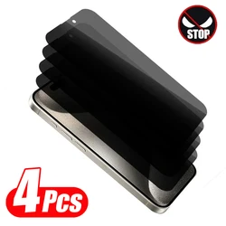 4-Pack Full Coverage Privacy Screen Protector - Anti-Spy Tempered Glass for Anti Peeping (For iPhone 13 Pro)