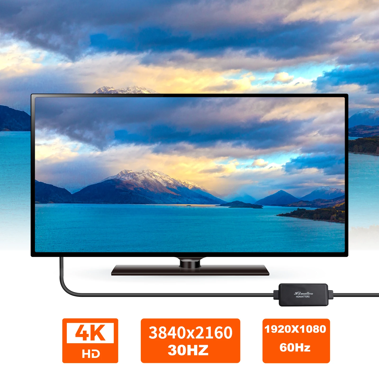 Active HDMI - Displayport 1.2 4K ȯ ̺ PS4 apple TV PC Ʈ - DP Ϳ Displayport  1.8m HDMI Է