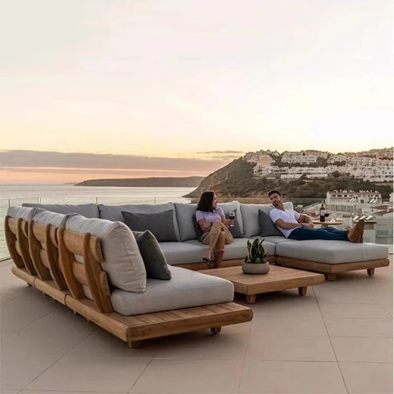 Sofa for 1 Person Modern Backyard Outdoor Furniture Sofas Garden Balcony Couch Patio Sets