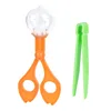 Plastic Nature Exploration Scissor Kids Tweezers Bug Scooper Handy Catcher Tong Set Plastic Tool Outdoor Clamp Catch Toddlers 3