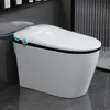 Luxury Smart Toilet with Bidet Seat Built-in, Intelligent Toilet Auto Open/Close Seat, Foot Sensor, LED Display,Night Light 1