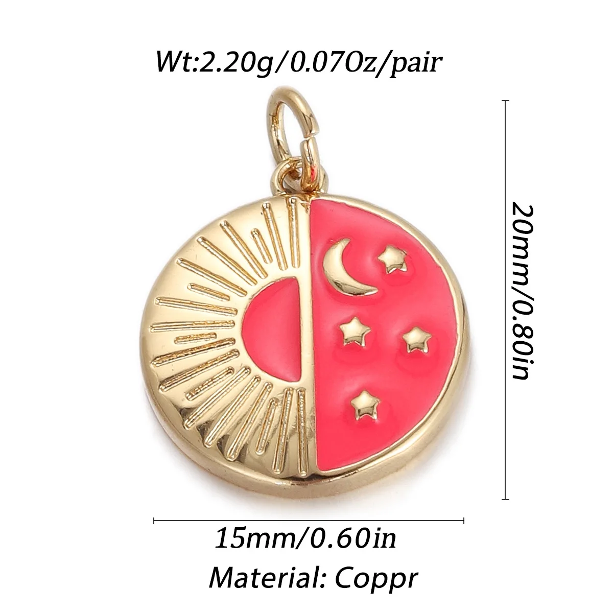 Stylish Chic Customizable Hypoallergenic Drop Oil Heart Pendant Handmade DIY Jewelry Accessories 7
