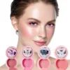FLORTTE Makeup Set Blush for Cheeks Face Radiant Finish, Hydrating,Creamy,Lightweight Vegan & Cruelty-Free 6PCS Set 3