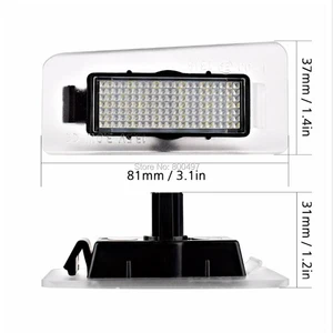 2 x LED High Power Car-styling Car LED License Plate Lights Lamps White CANBUS OBC Error Free for Hyundai I30 CW Kombi Elantra