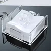 Acrylic Tissue Holder Desktop Vertical Tissue Box Toothpick Holder Thickened Transparent Table Storage Accessories 4