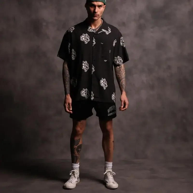 American Style Basketball Shorts Men's Fitness Running Squat Training Casual Breathable Knee-Length Three-Quarter Dry Quick