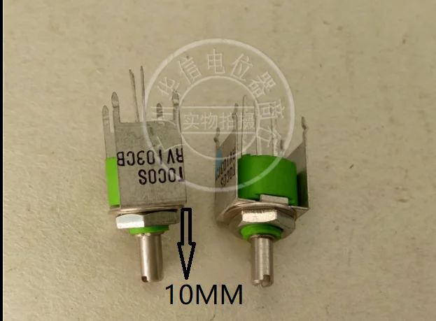 1 шт. для TOCOS RV103CB B10K с середины одиночный вертикальный потенциометр с кронштейном для 10S