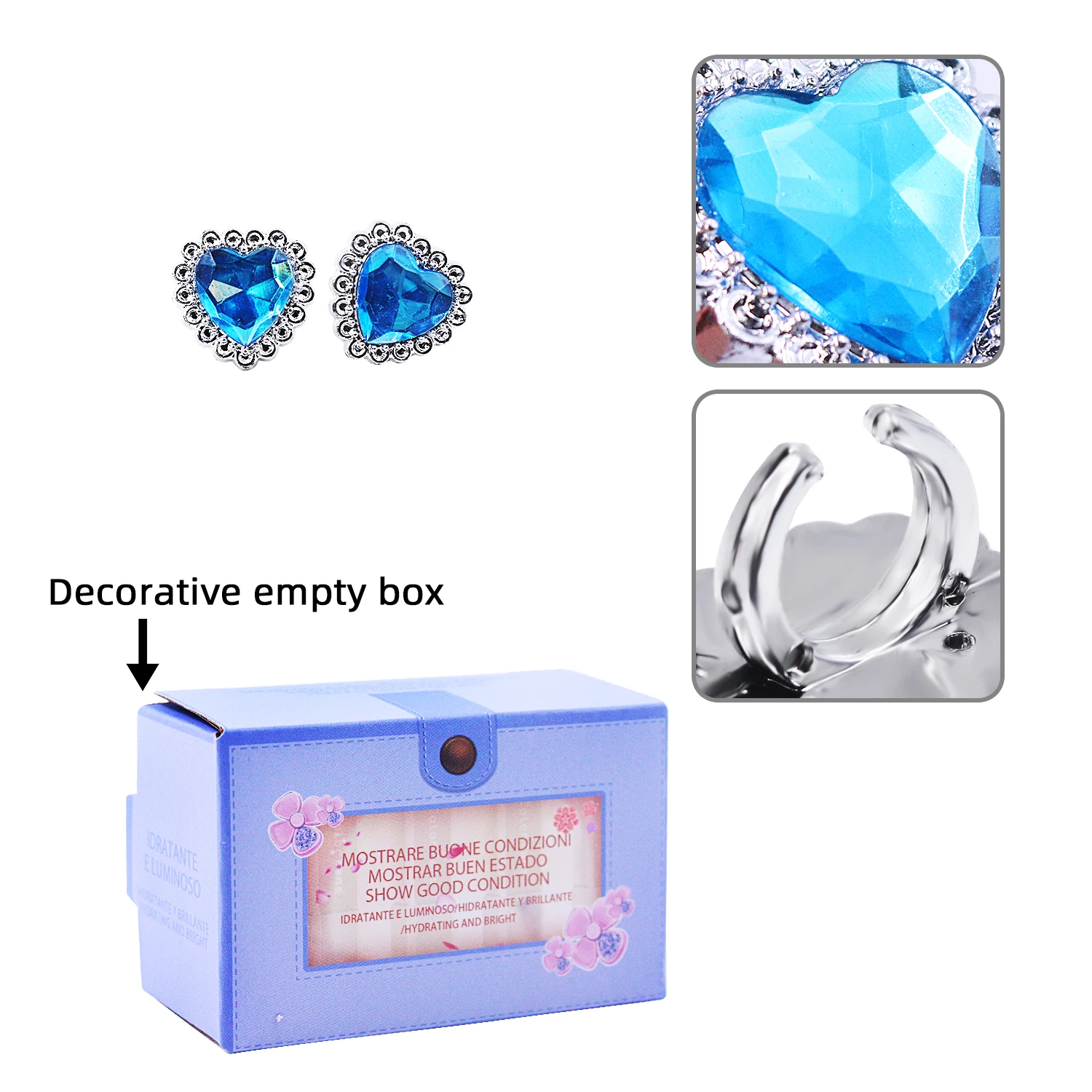 Children's makeup and home simulation jewelry set gift toys, can be role-playing, (prepare two No. 7 batteries)