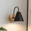 Nordic Wall Sconce Light Fixture for Bedroom Bedside Living Room Lighting Luminaire Lamp Indoor Wooden decor retro 2