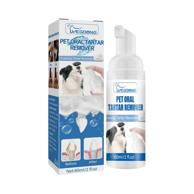 Pet Oral Spray Dental Dirt Remover Cat Teeth Cleaning Breath Freshener Remove Dog Plaque Bad Smell Mouth Harmless Healthy Care 2