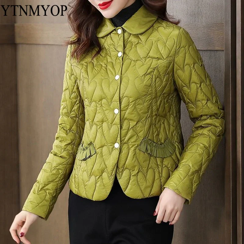 

Женские офисные парки, приталенная милая куртка, пальто, модная одежда на осень и зиму YTNMYOP