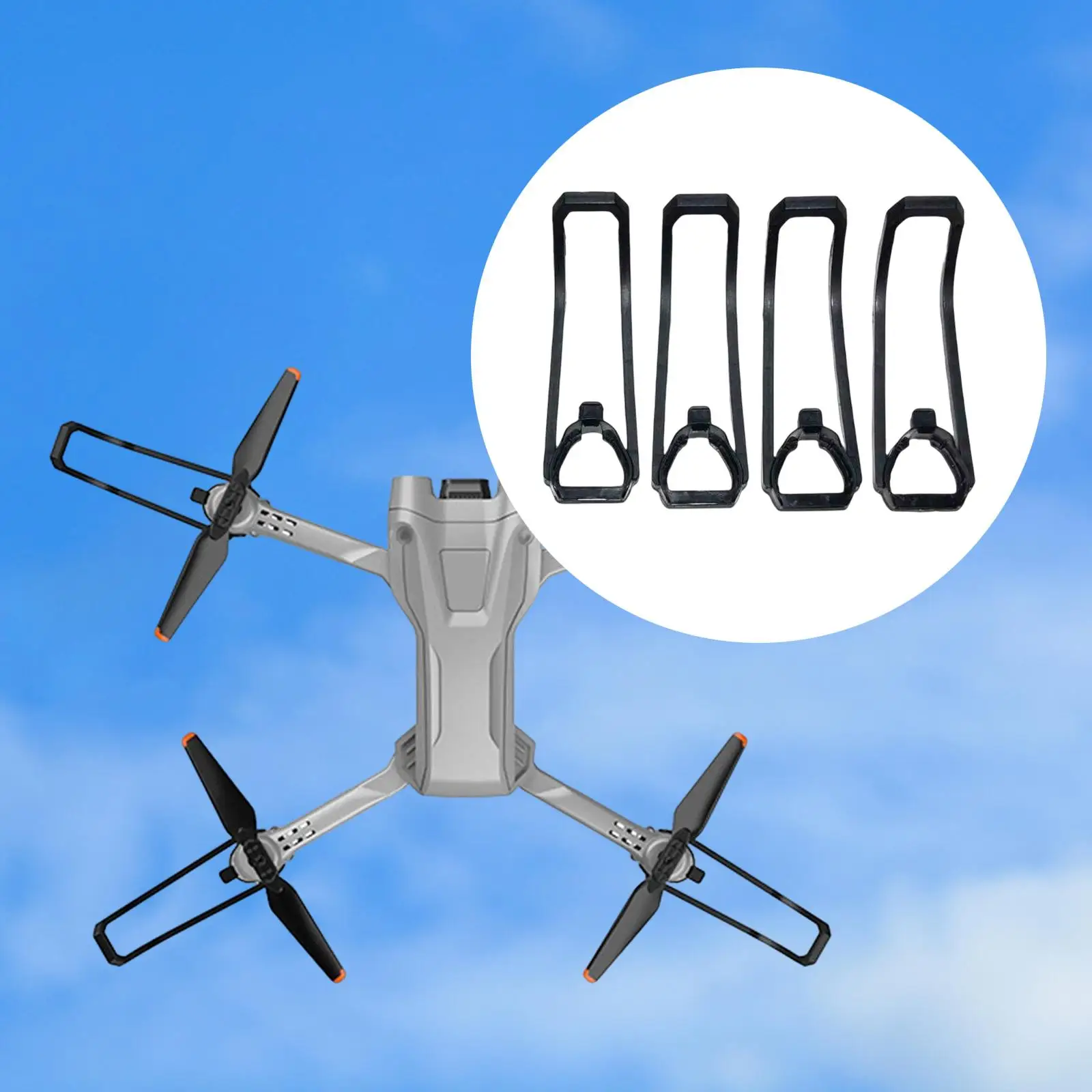 Guardas de hélice anti-colisão profissionais, acessório Drone, peças sobressalentes para Z908 Pro, 4pcs