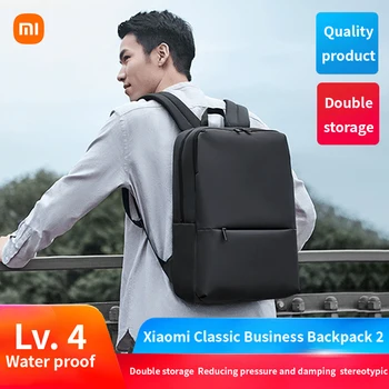 Borsa per laptop alla moda con zaino da lavoro classico Xiaomi per uomo e donna, zaino da viaggio di grande capacità. 1