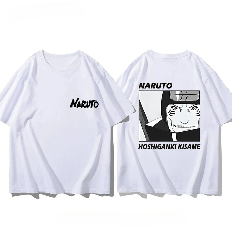 Premium Naruto Uzumaki Graphic Print Men's T-Shirt - 100% Cotton Luxury Designer Summer Tee