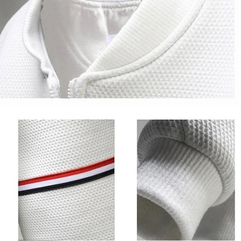 Customized New Trending Casual Outdoor Clothes Fashion Slim Sports Zipper Jacket Men Solid Color Stand Collar Jacket Coat