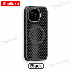 Z11Turbo Magnetic Cooling Breathable Mesh Hard Phone Case by Shelluxe for Z9 Turbo Endurance (Black)