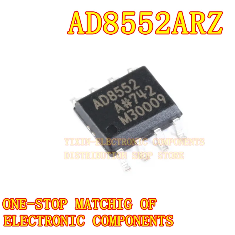 

5PCS AD8552 SOP8 AD8552ARZ AD8552ARZ-REEL7 Soic-8 single supply rail-to-rail operational amplifier chip