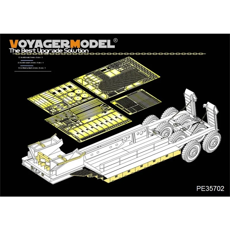 Voyager Modello Pe35702 1/35 Wwii Us M15 Sviluppo Rimorchio Basic (Per Tamiya 35230)