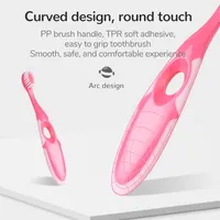 Brosse à dents à poils souples pour enfants, brosse à dents pour bébé de 2 à 12 ans, paquet de 8 pièces, E27, brosse à dents pour enfants 4