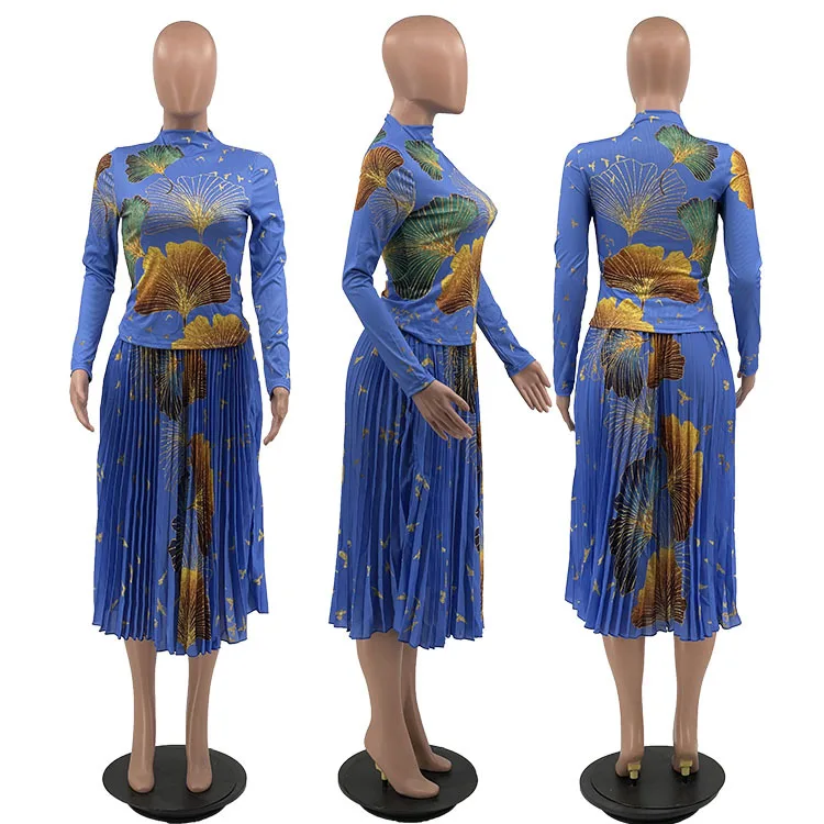 2 Piece Skirt Sets African Dresses For Women Nigeria Turkey Africa Clothes Office Lady Dress Dashiki Ladies Ankara Female Dress