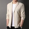 Spring and Summer 2024 New High-quality Men's Linen Suit Simple Men's Coat Fabric Composition 70% Ramie 30% Cotton  Blazer 2