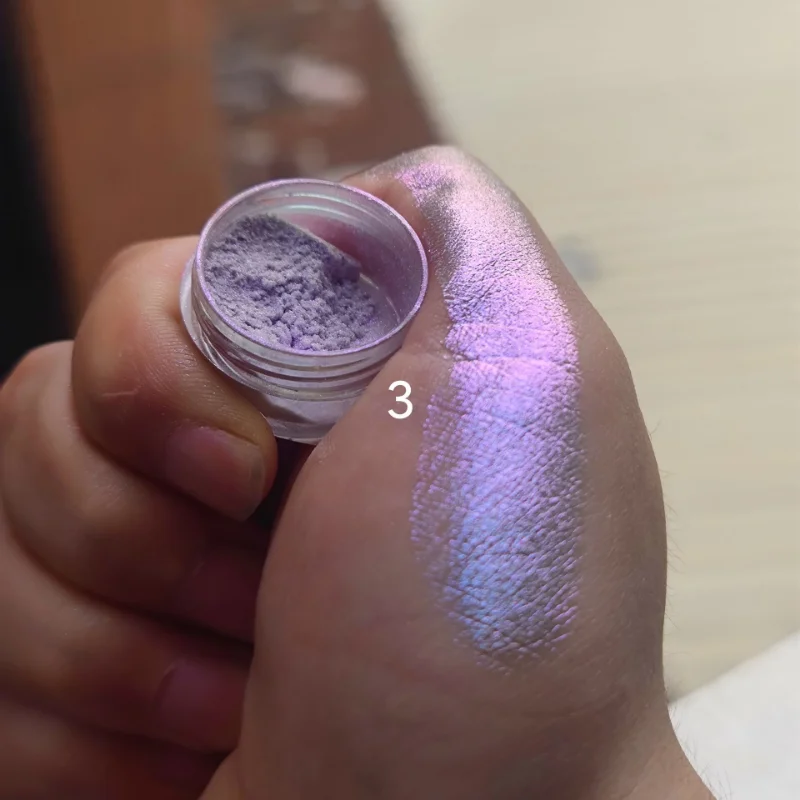 holographic glitter makeup glitter gel makeup glitter makeup Chrome Eyeshadow Palette Glitter High Pigmented Chameleon Eyeshadow Color Gradient Shiny Sparkling Powder
