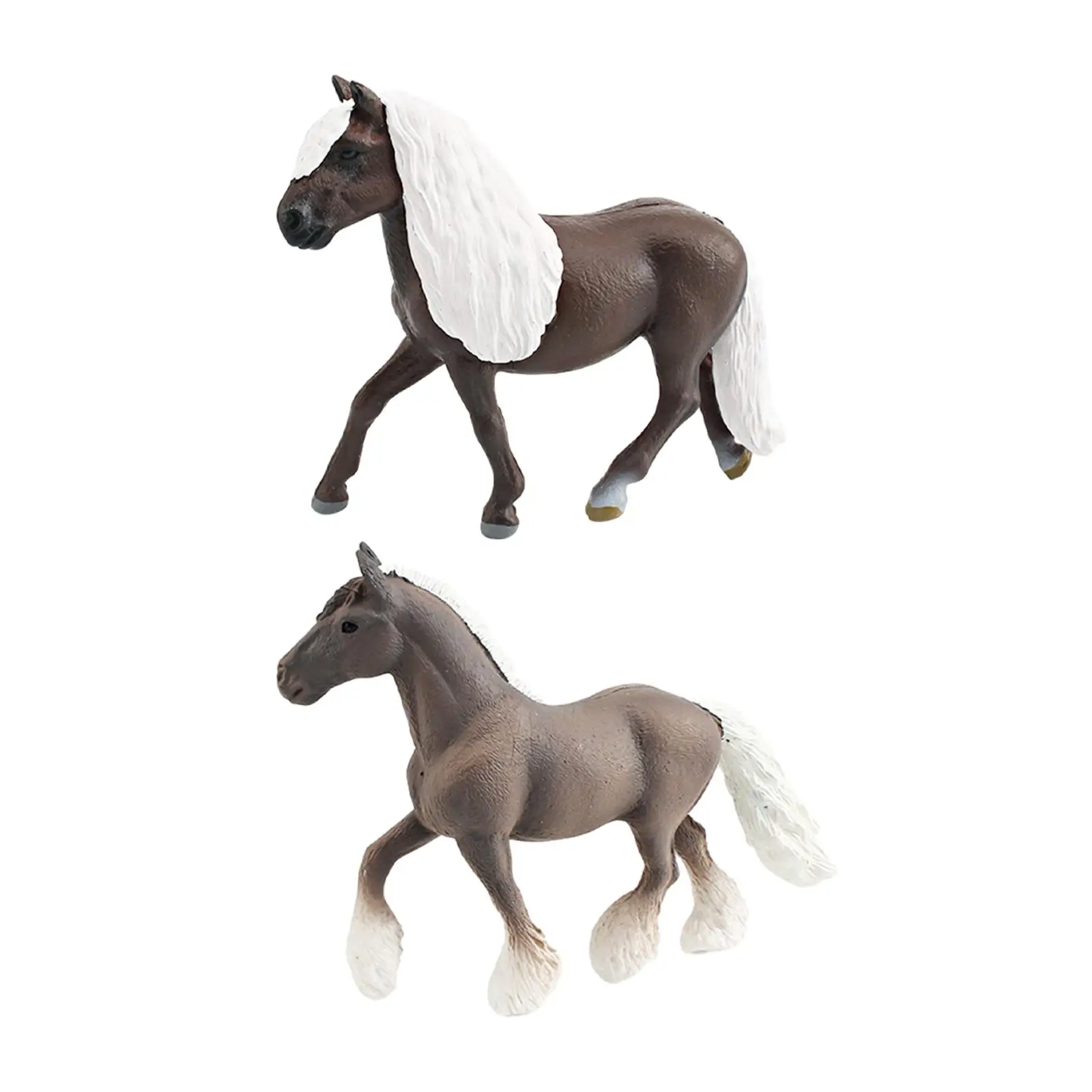 

Animal Model Figures Educational Learning Toy Animal Figurines Animal Playset Model Simulation Horse Horse Toys Model Girls