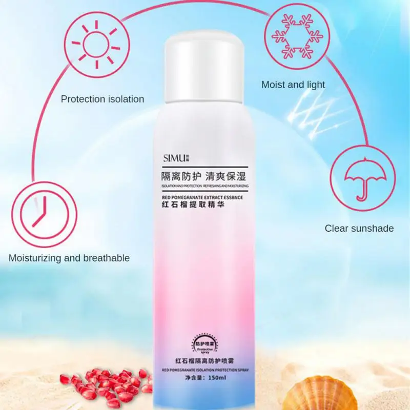 Whitening Sunscreen 50+ Pomegranate Spray Sunscreen Lotion UV Protection Cream To Whiten The Dark Summer Magic Anti UV Spray