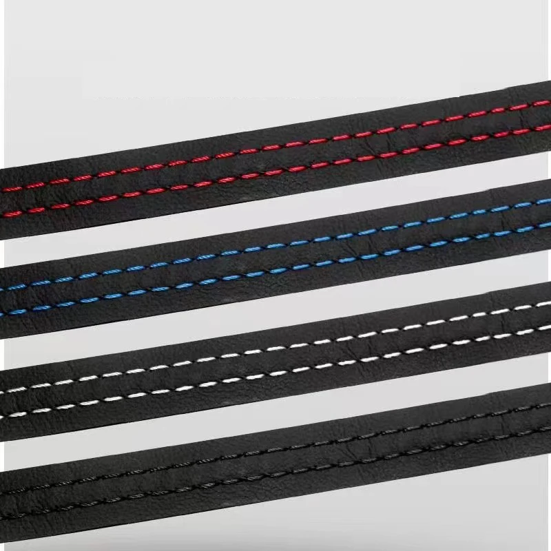 10M Interni auto Linea di rivestimento autoadesiva Porta del cruscotto Decorazione in pelle PU Decorazioni per strisce intrecciate fai-da-te Accessorio automobilistico - Image 2