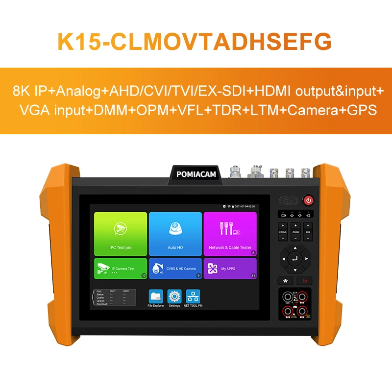 IP CCTV Tester Monitor 7 inch Touch Screen IPC-716 MOVTADHS Plus – NOYAFA  Store