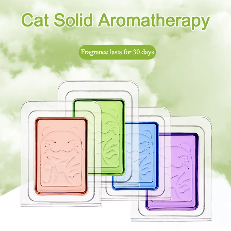 Cat Shape Solid Aromatherapy Shoe Freshener Cabinet Toilet Deodorizing Gel Home Flavoring Fragrance Wardrobe Closet Air Sachet deodorant sachet bags fragrance bags