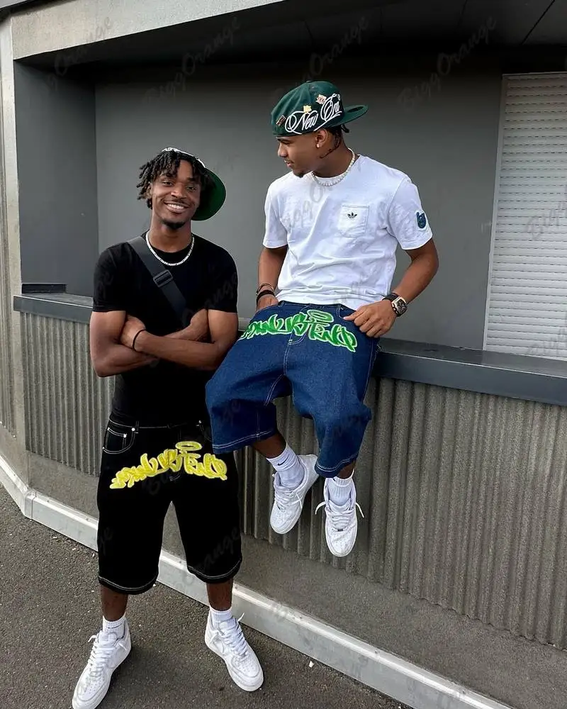 Hip Hop Baggy Corti Uomo Acquista Pantaloncini Da Donna Y2K Hip