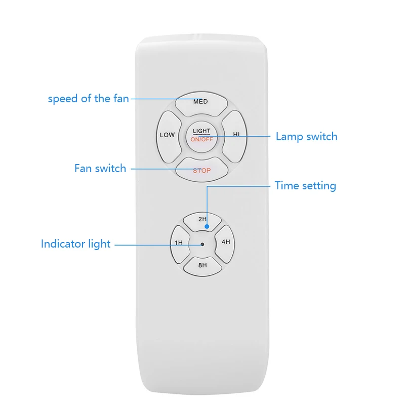 WiFi + RF APP Smart Universal Ceiling Fan Lamp Remote Controller Kit Remote Adjust Speed Light Control Switch AC100-240V