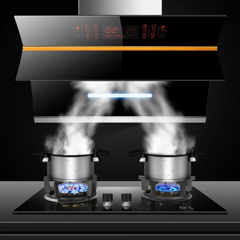 Smoke Grease Extractors Cooker Hoods Industrial Stainless Range Hood 900 * 420 * 520mm 3