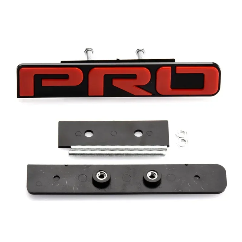 금속 프로 로고 전면 그릴 배지 엠블럼 스티커, 도요타 4 러너 TRD 타코마 툰드라 자동차 스타일링, 3D