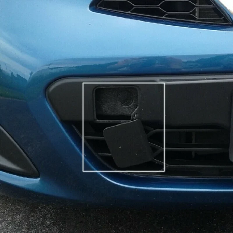 Nissan Micra K14 Front Bumper Tow Eye Hook Cover Cap Rope Grille Square Clip Decoration 2014- Car Accessories