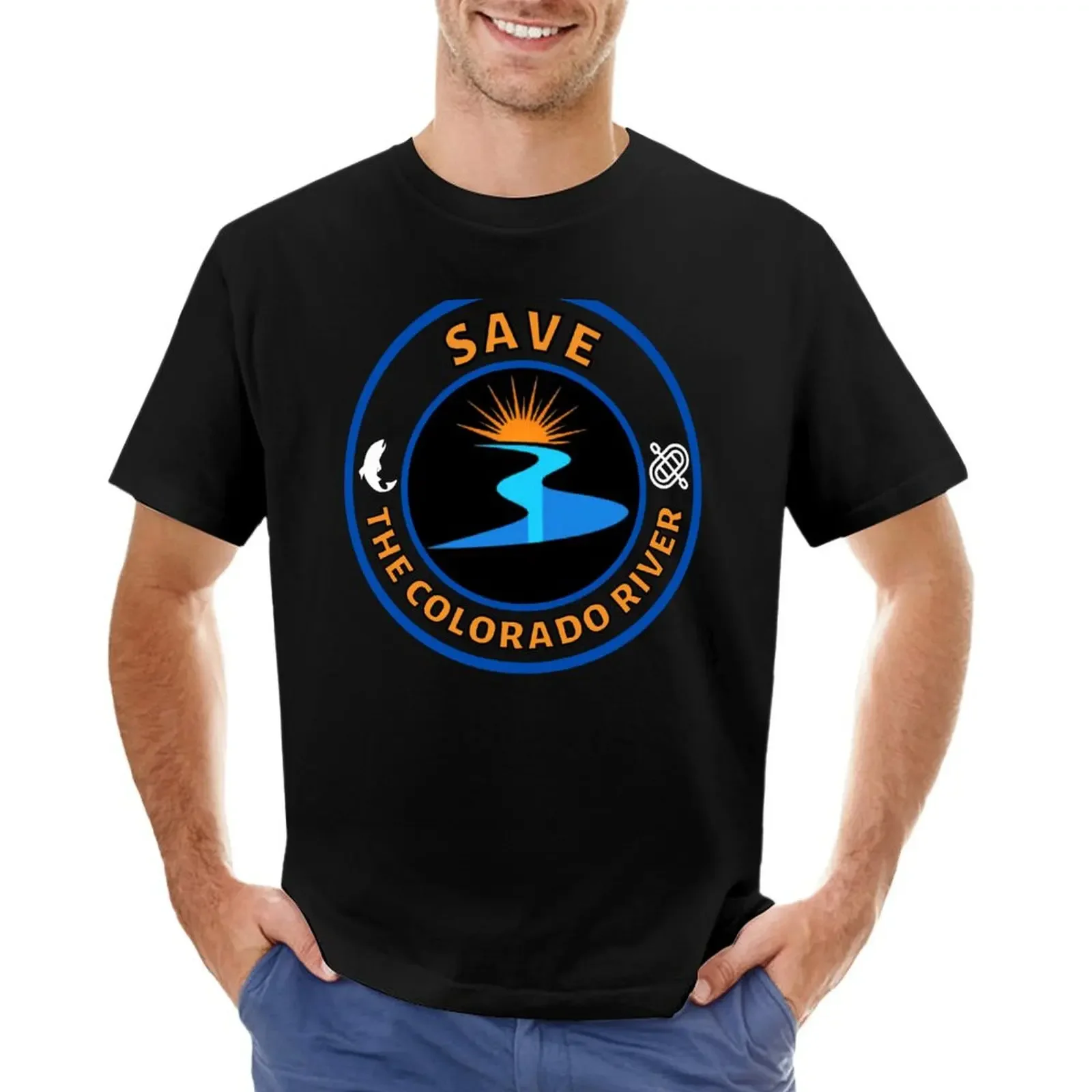 

Save The Colorado River T-shirt new edition animal prinfor boys plain white t shirts men