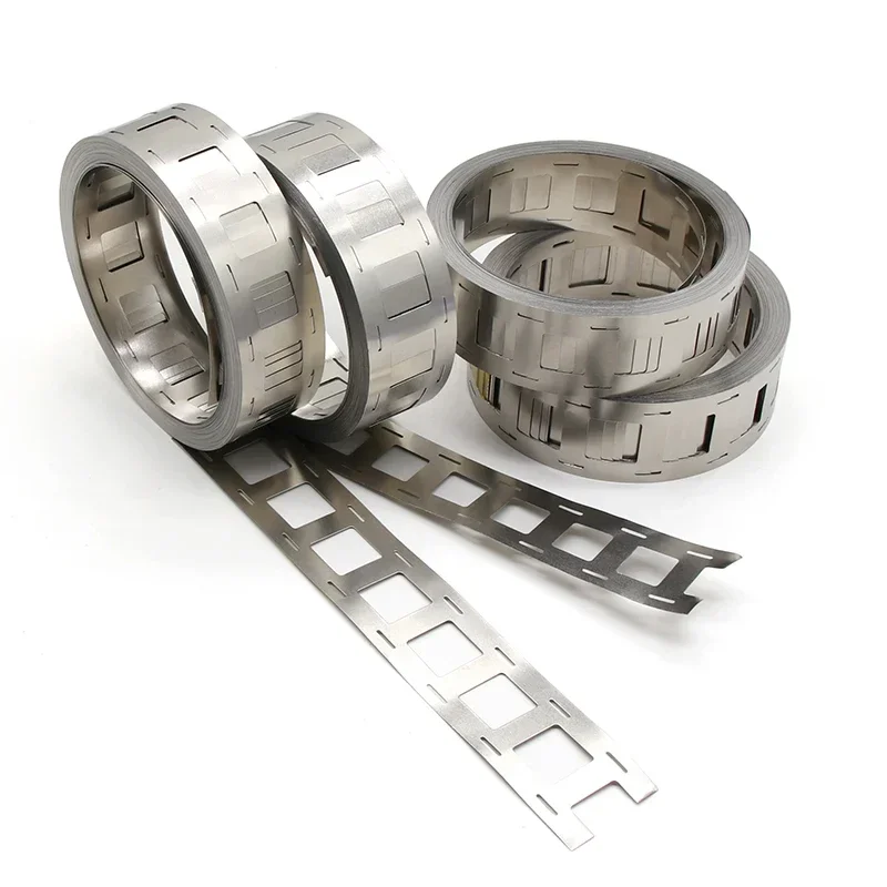18650 Li-ion Battery Nickel Plated Strip Nickel Sheet Plate Connector 0.1 0.15 0.2mm Steel Belt Spot Welding Machine Welder 4