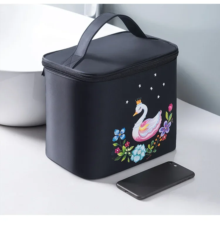 Women's Waterproof Travel Makeup Bag, Large Capacity Multi-Compartment Cosmetic & Toiletry Organizer Pouch  파우치  Макияж